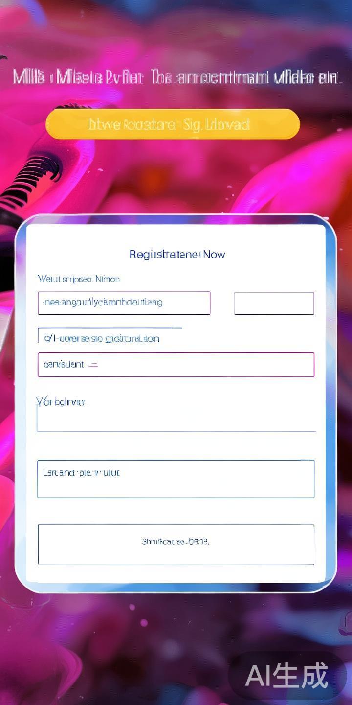 三、进入注册页面，填写个人信息
打开米乐娱乐官网